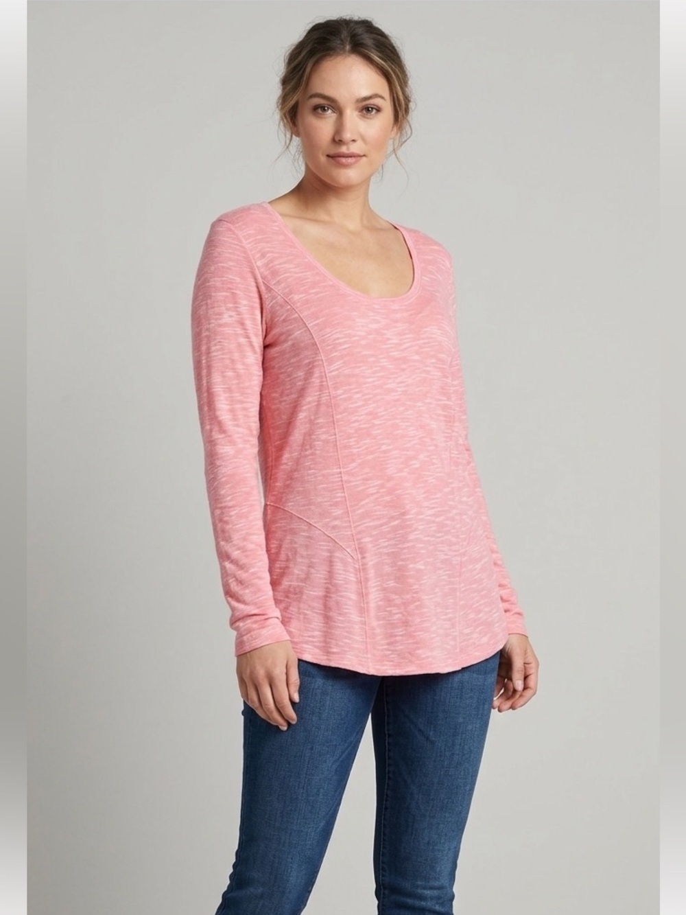 Peach Long Sleeve Tee